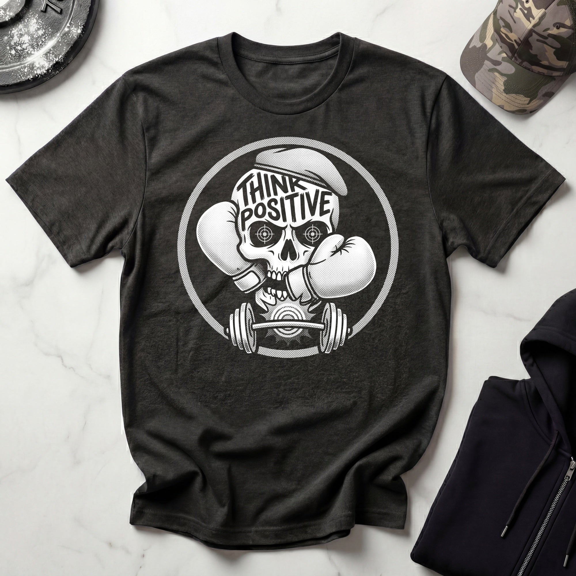 Think Positive Boxing Mindset Gym T-Shirt