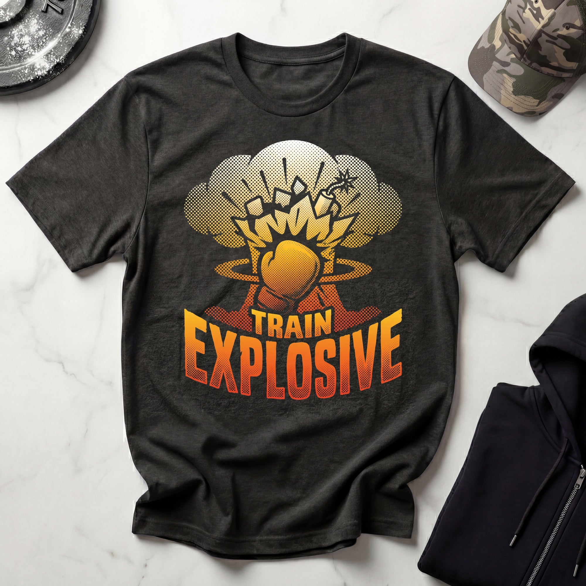 Train Explosive Boxing Gym T-Shirt