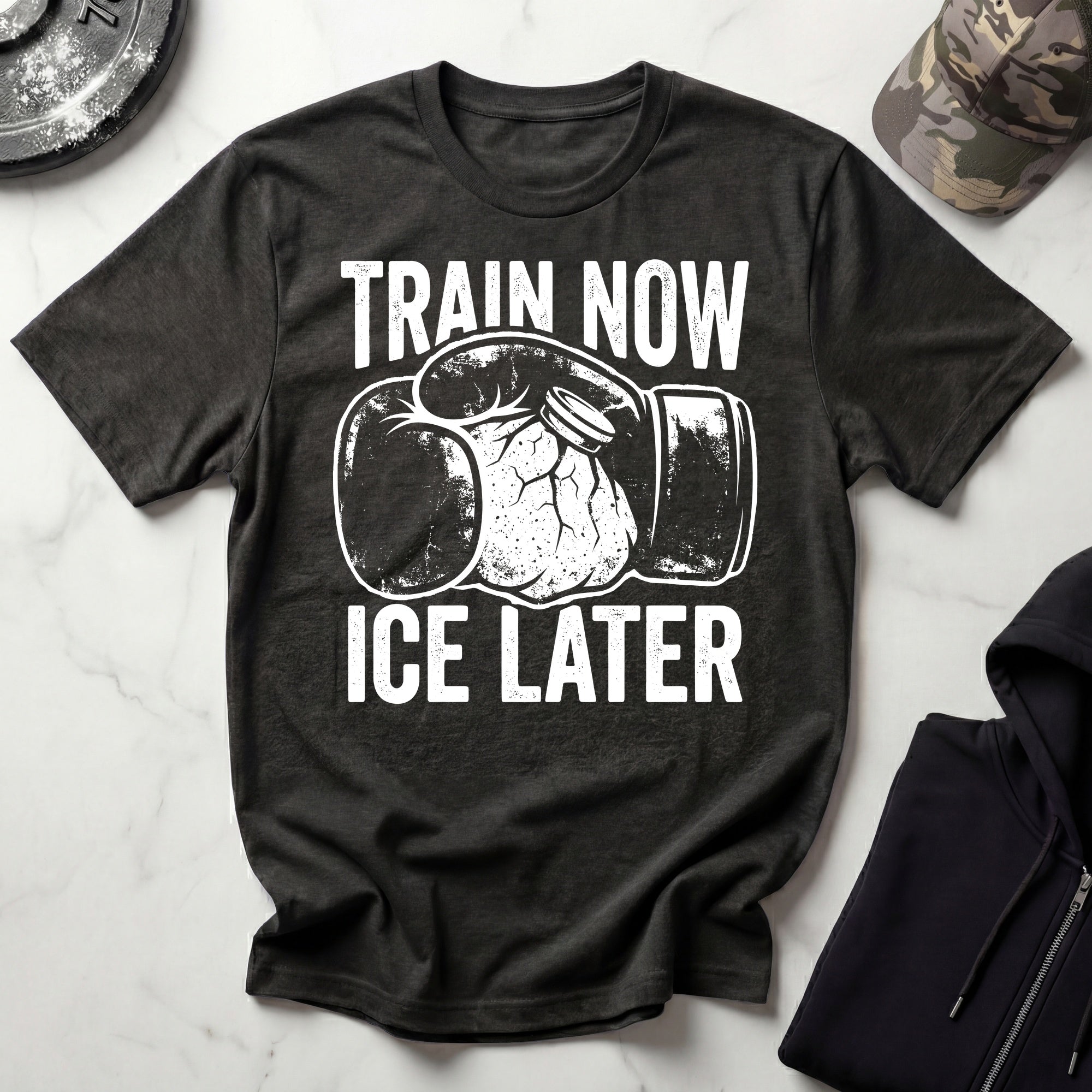 Train Now Ice Later Boxing MMA T-Shirt