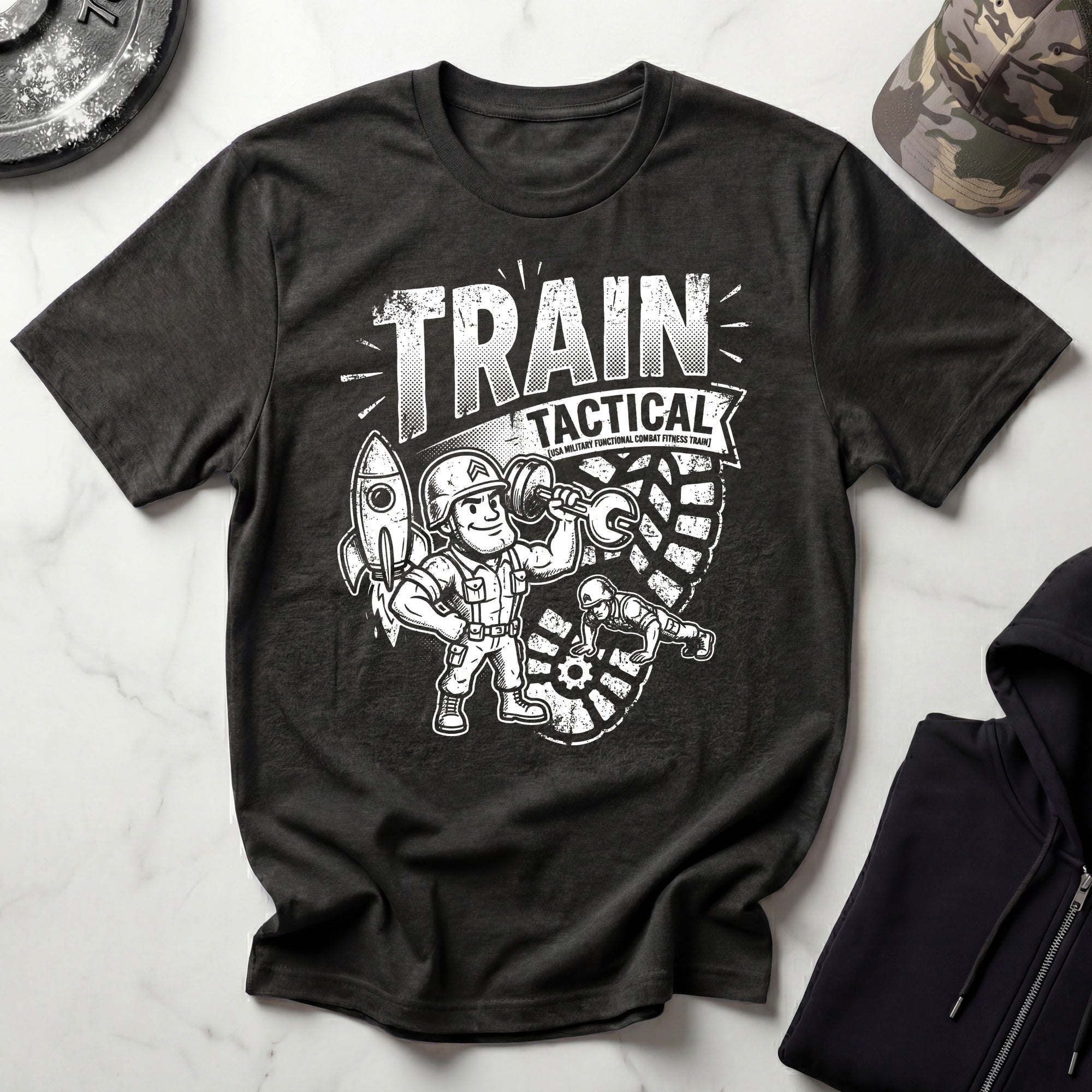 Train Tactical Boot Camp Gym T-Shirt