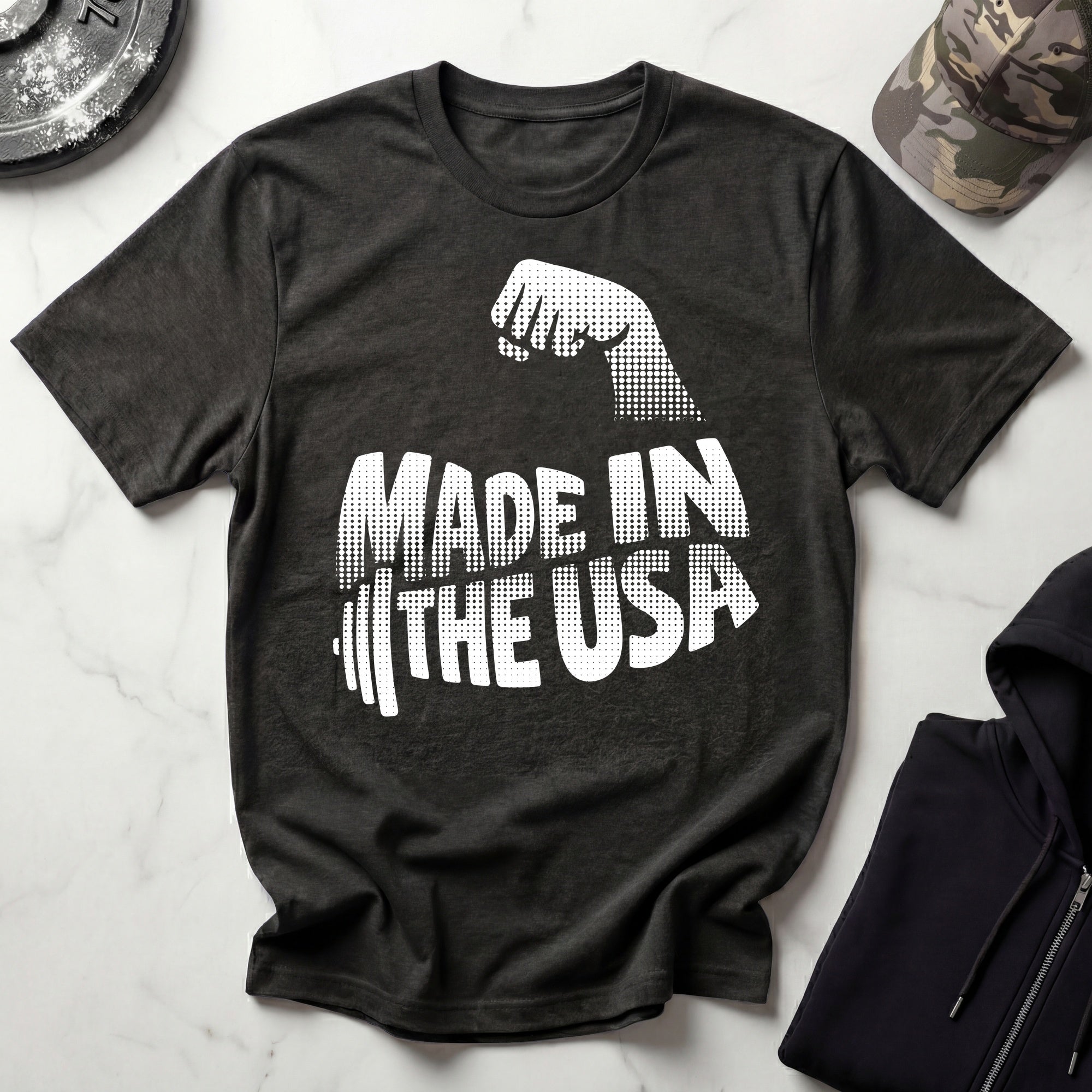 Weightlifting USA Vintage Graphic Gym T-Shirt
