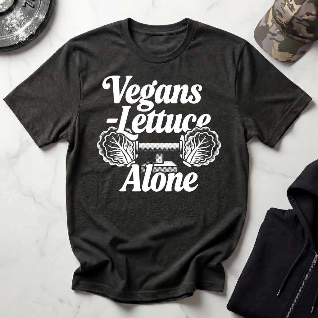 Vegans Lettuce Alone Vintage Gym T-Shirt