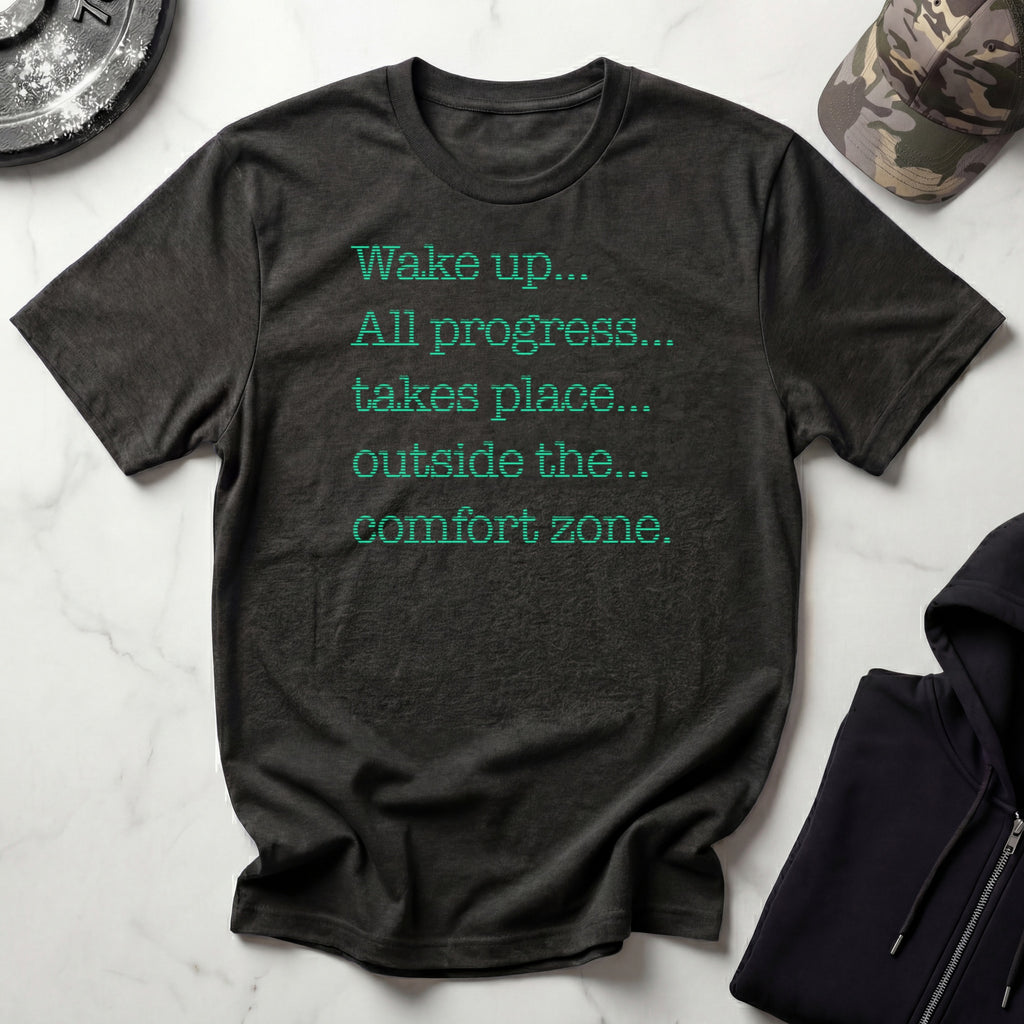 Wake Up Matrix Graphic Gym T-Shirt