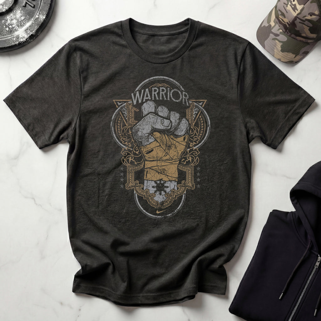 Warrior Fist Graphic Gym T-Shirtt
