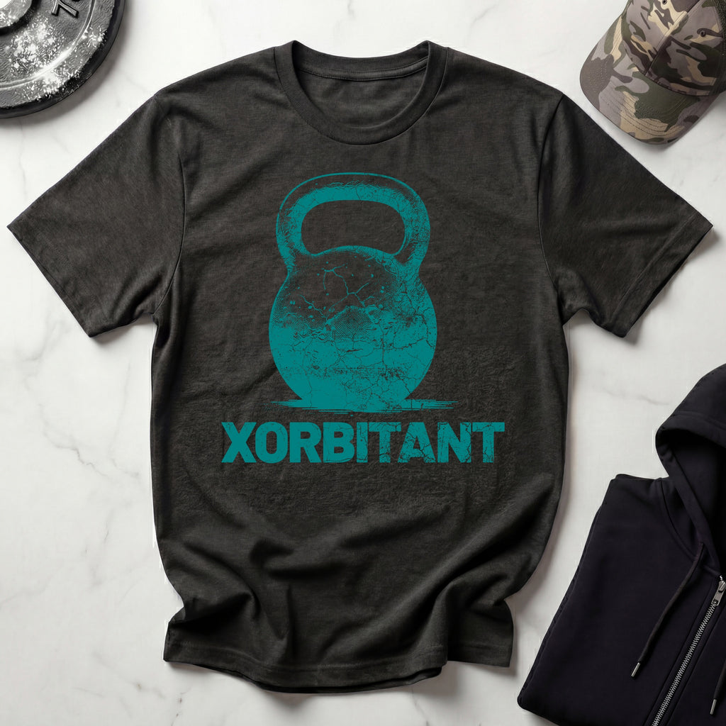 X Orbitant Kettlebell Retro Gym T-Shirtt