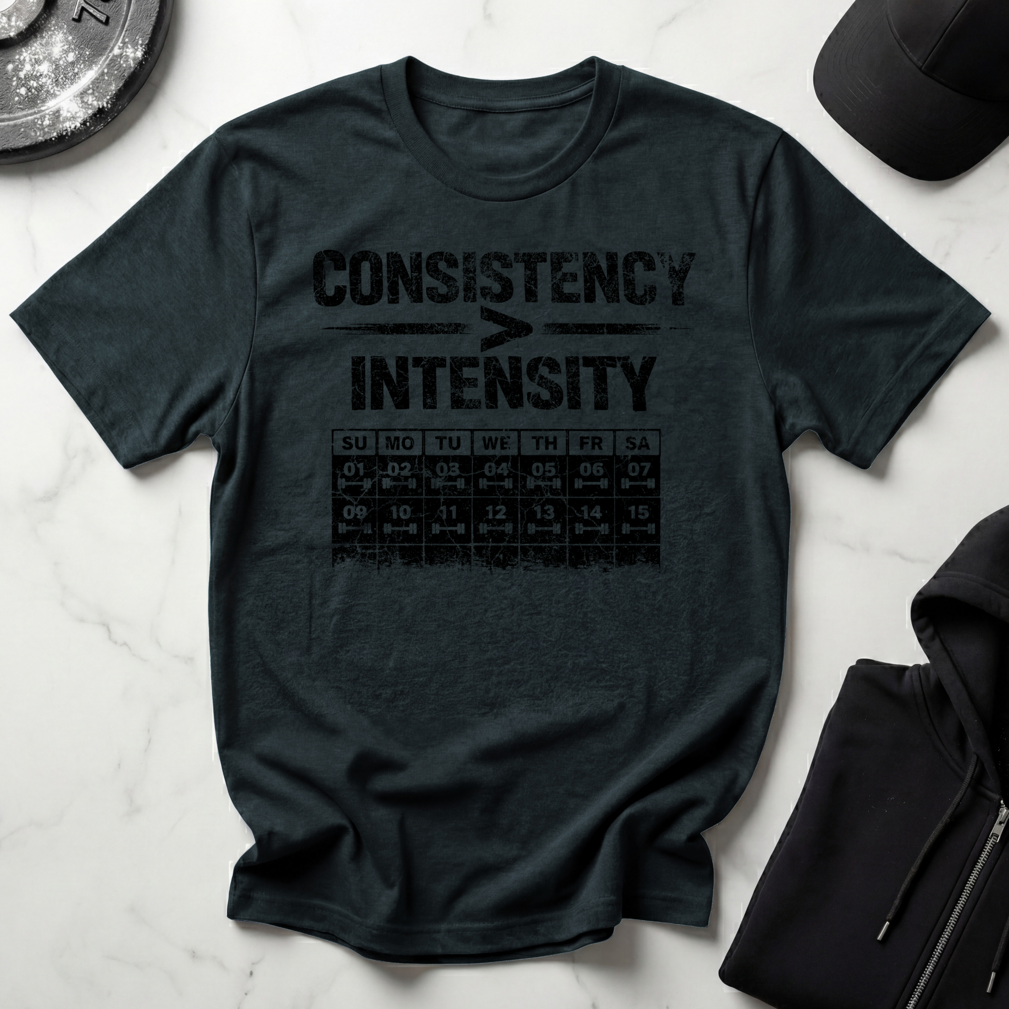 Consistency Over Intensity Light Tee
