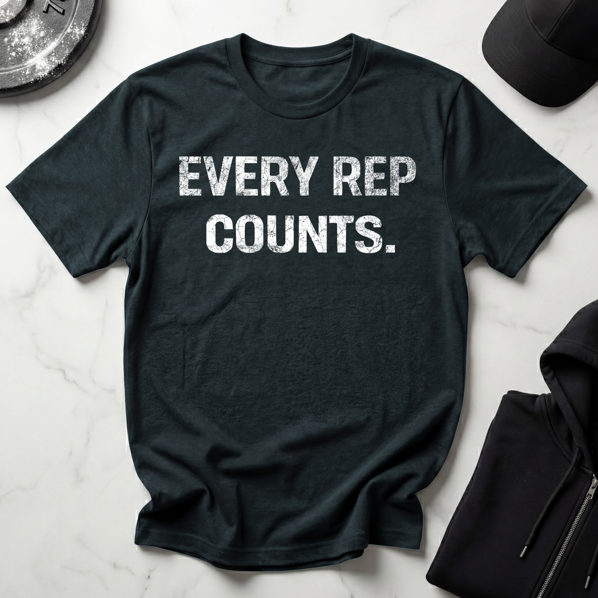Every Rep Counts Dark Tee