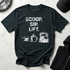 Scoop Sip Lift Dark Tee