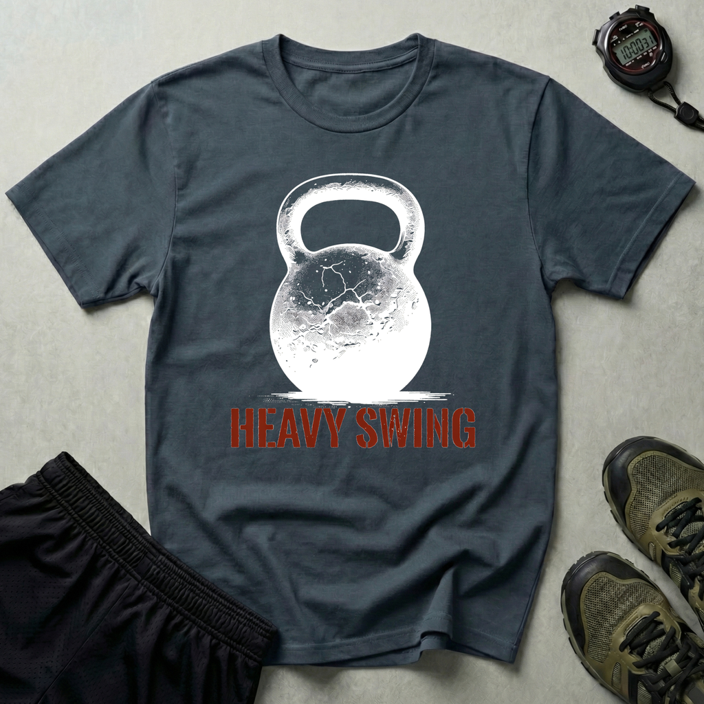 Heavy Swing Kettlebell Gym T-Shirt