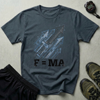 Force Equals Muscles X Attitude Gym T-Shirt