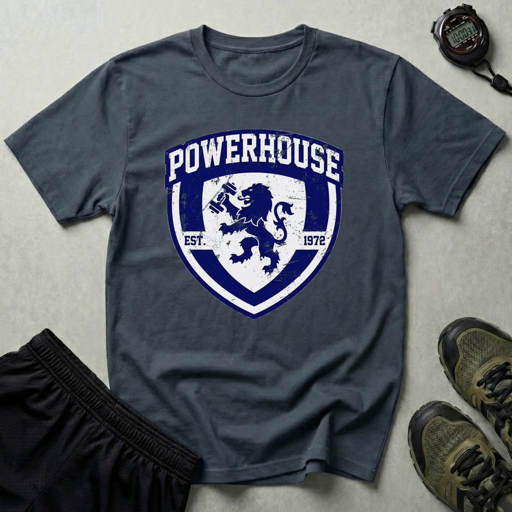 Powerhouse Weightlifting Lion Gym T-Shirt