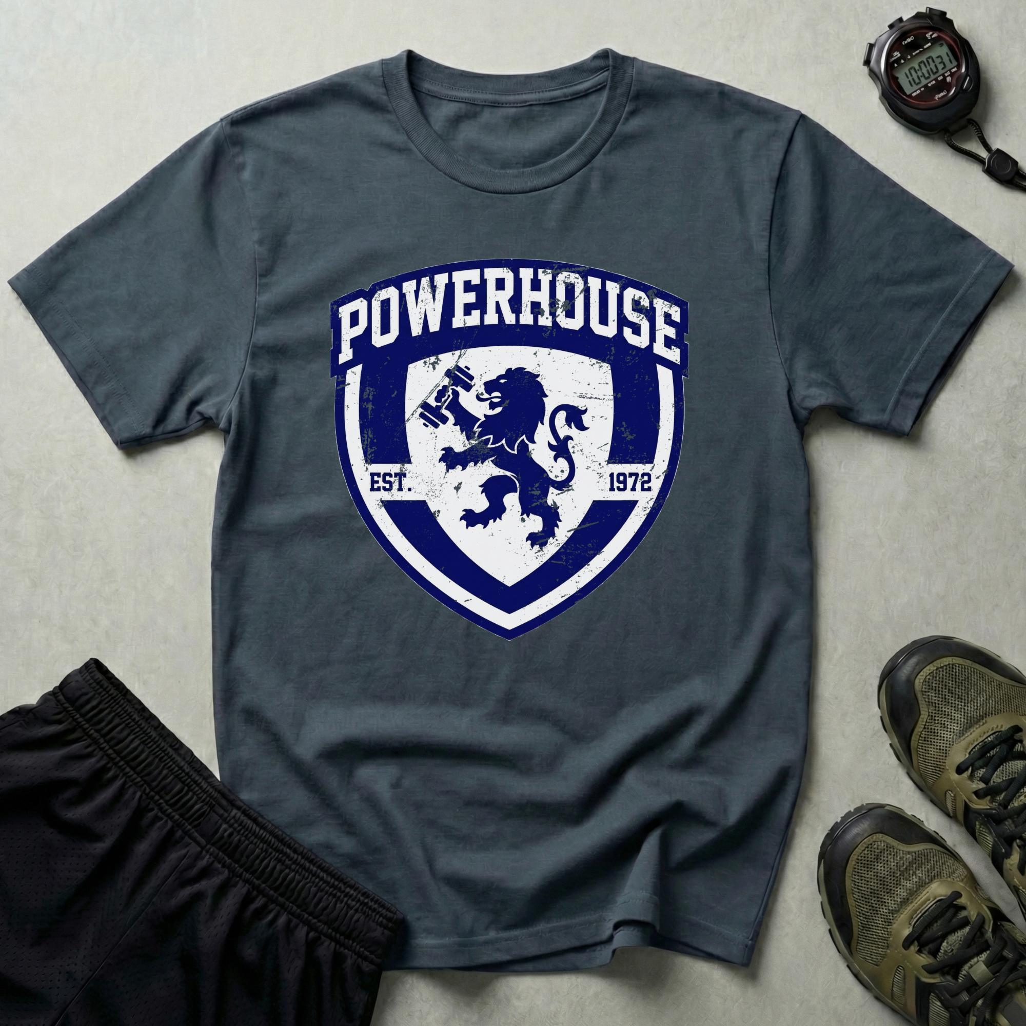 Powerhouse Weightlifting Lion Gym T-Shirt