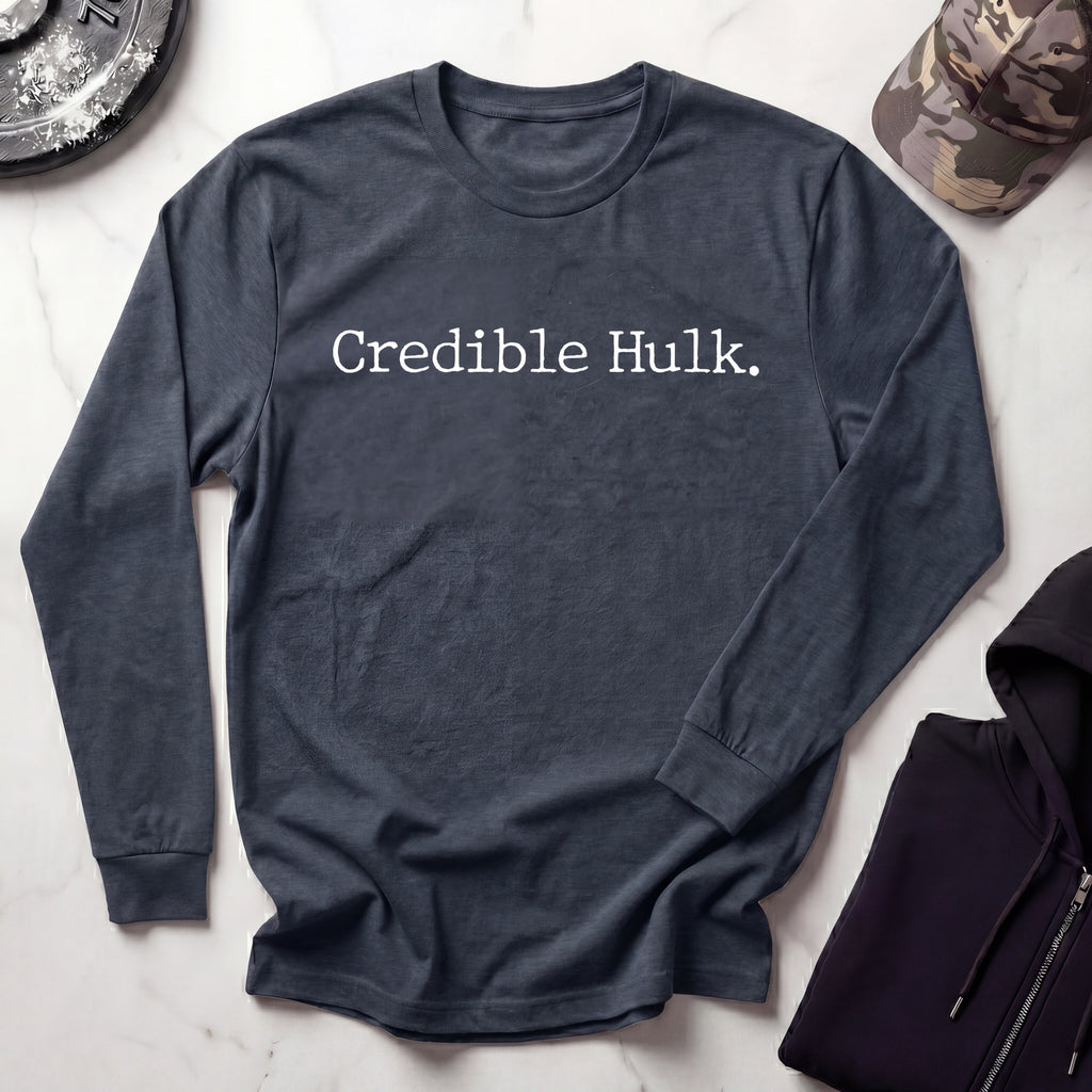 Credible Hulk Vintage Long Sleeve Gym Tee