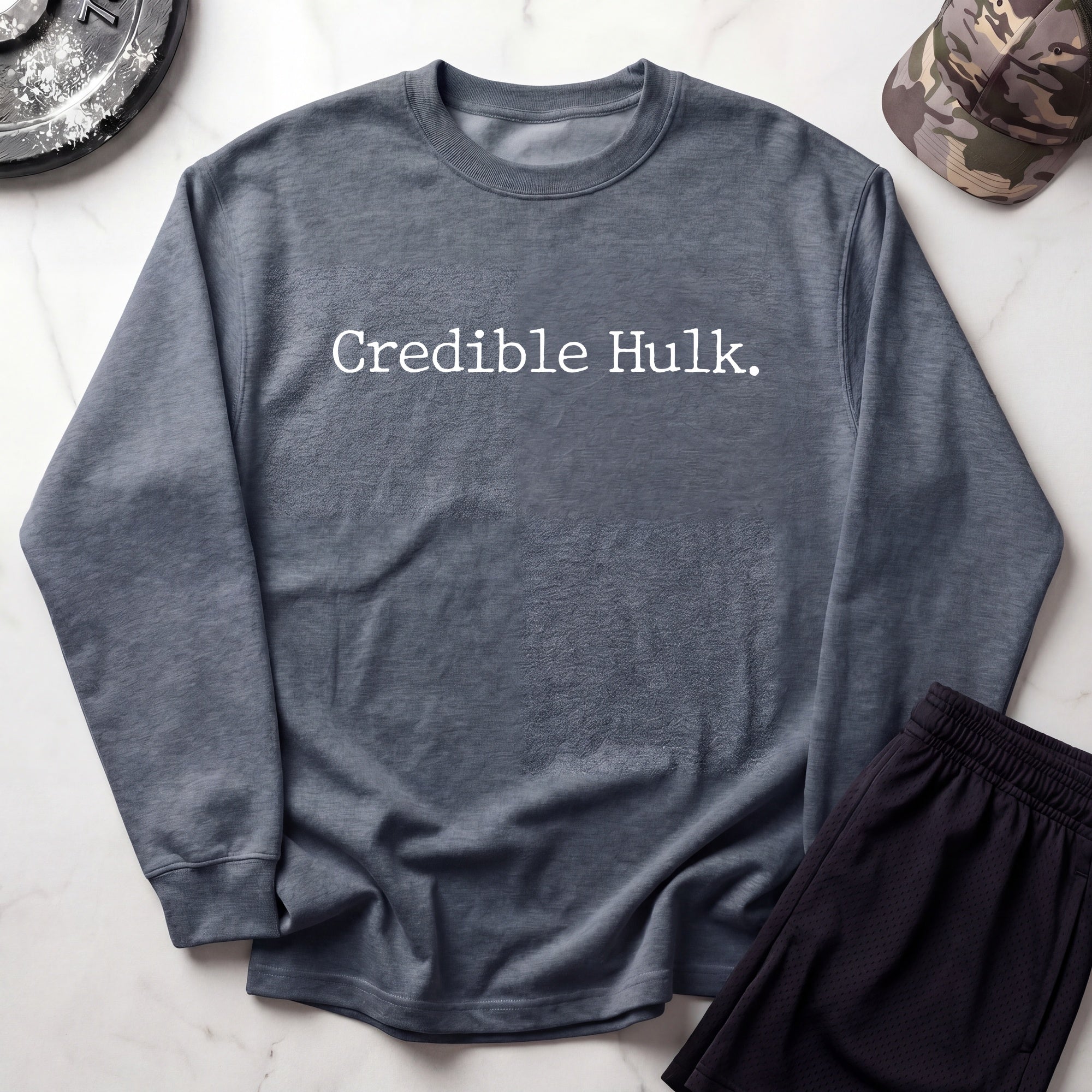 Credible Hulk Retro Crewneck Sweatshirt