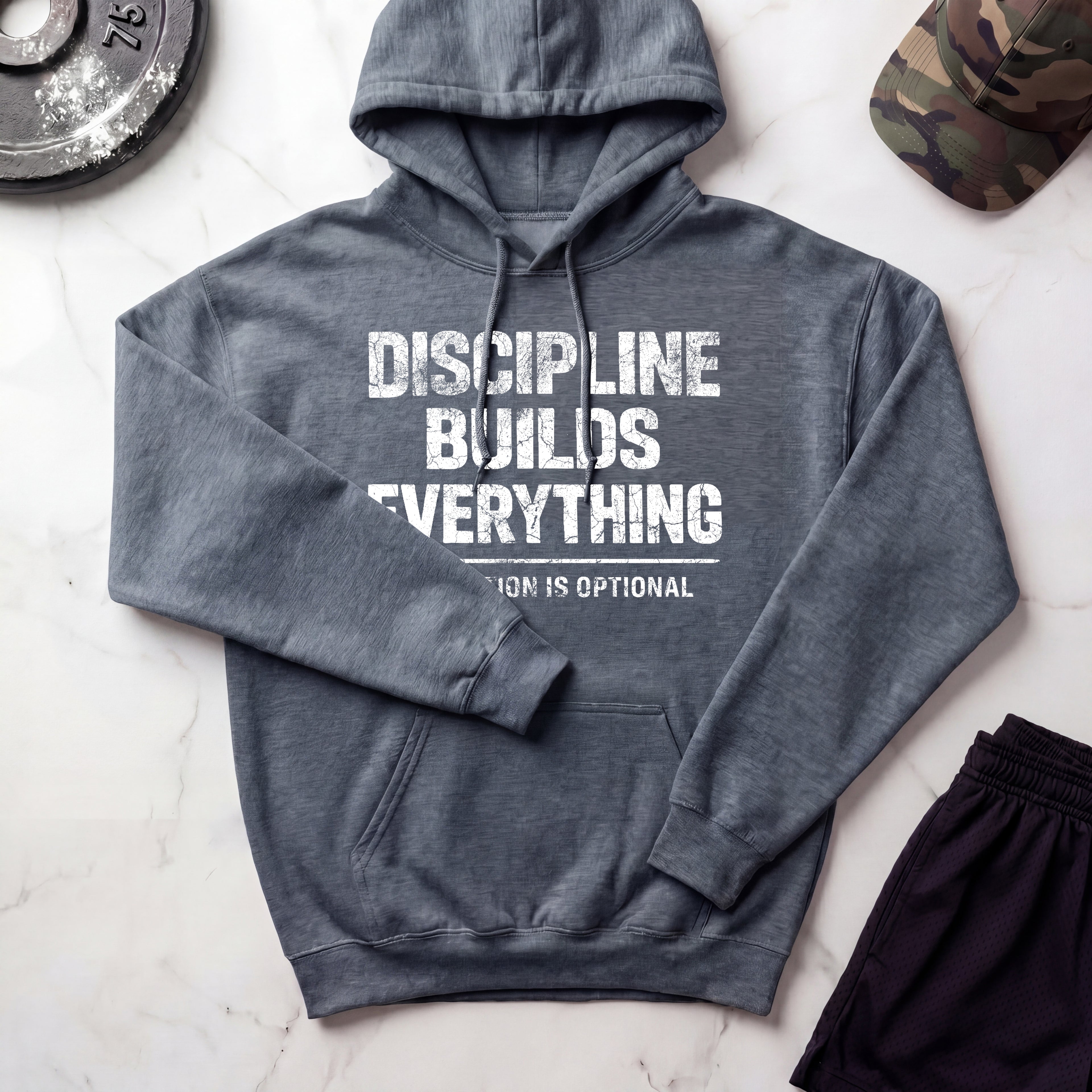 Discipline Builds Everything Graphic Hoodie