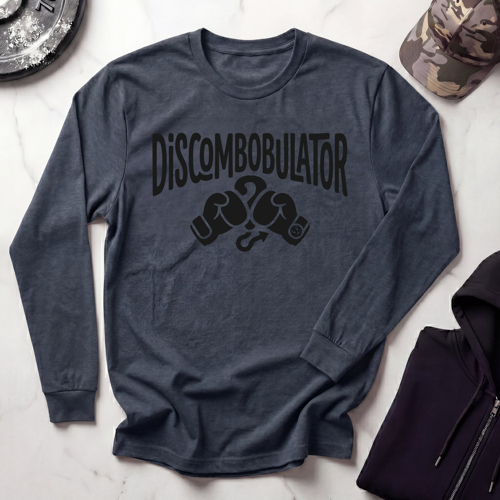 Discombobulator Boxer Long Sleeve Gym Tee