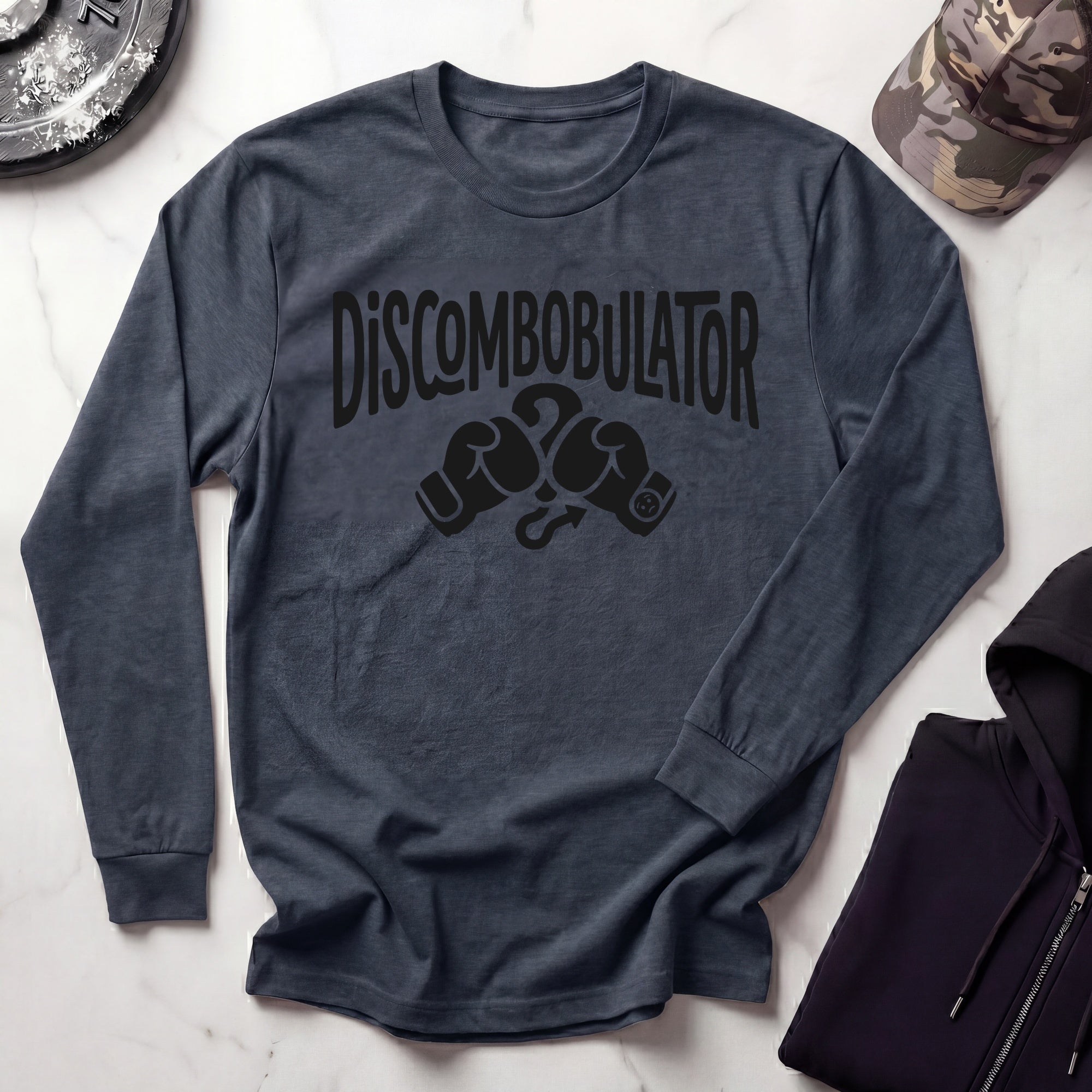Discombobulator Boxer Long Sleeve Gym Tee