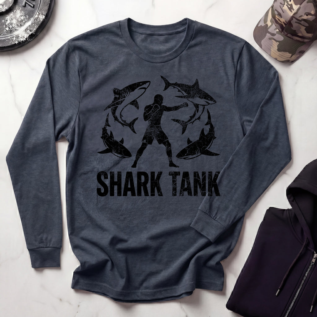 Shark Tank MMA Training Long Sleeve Gym Tee