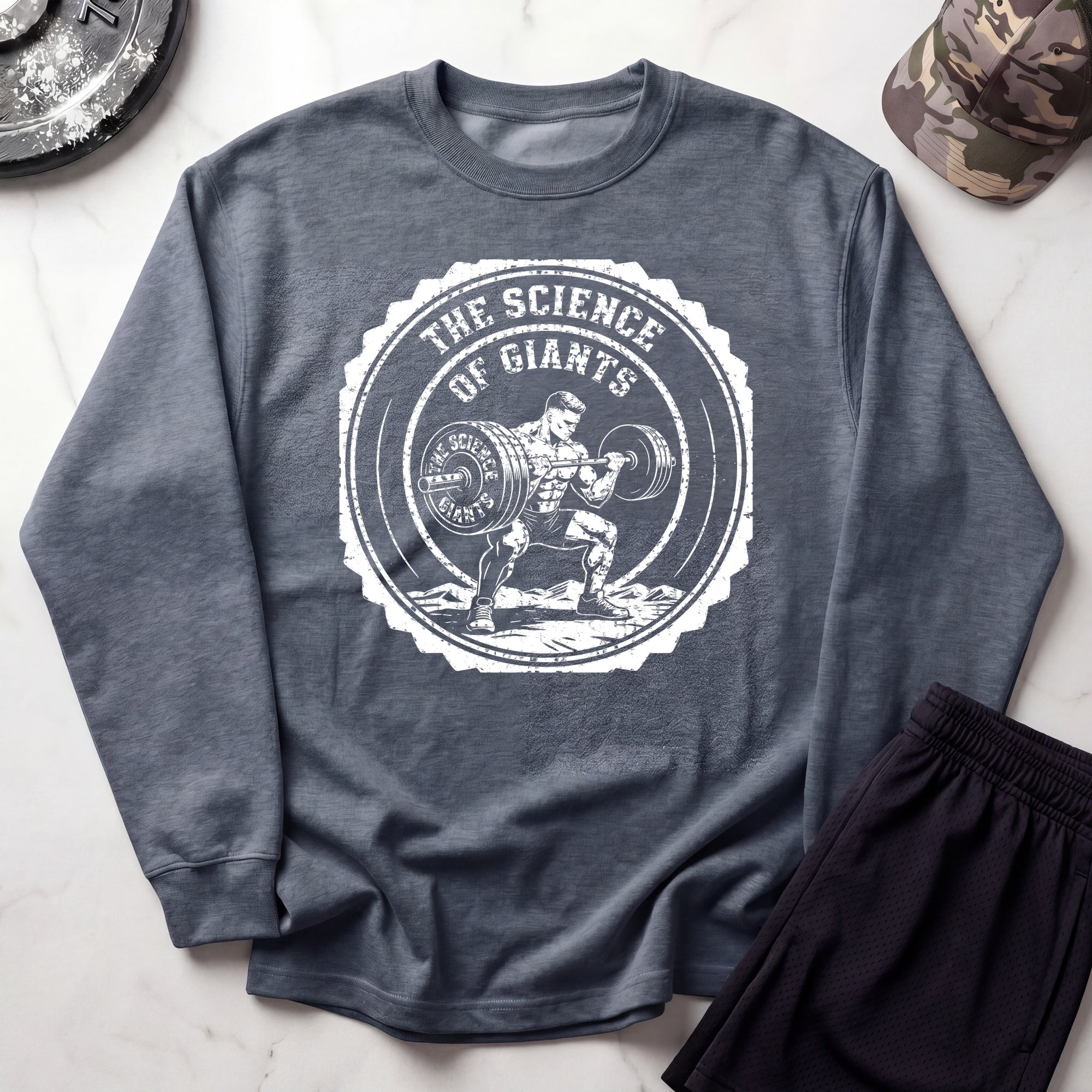 Science Of Giants Cozy Gym Crewneck Sweatshirt