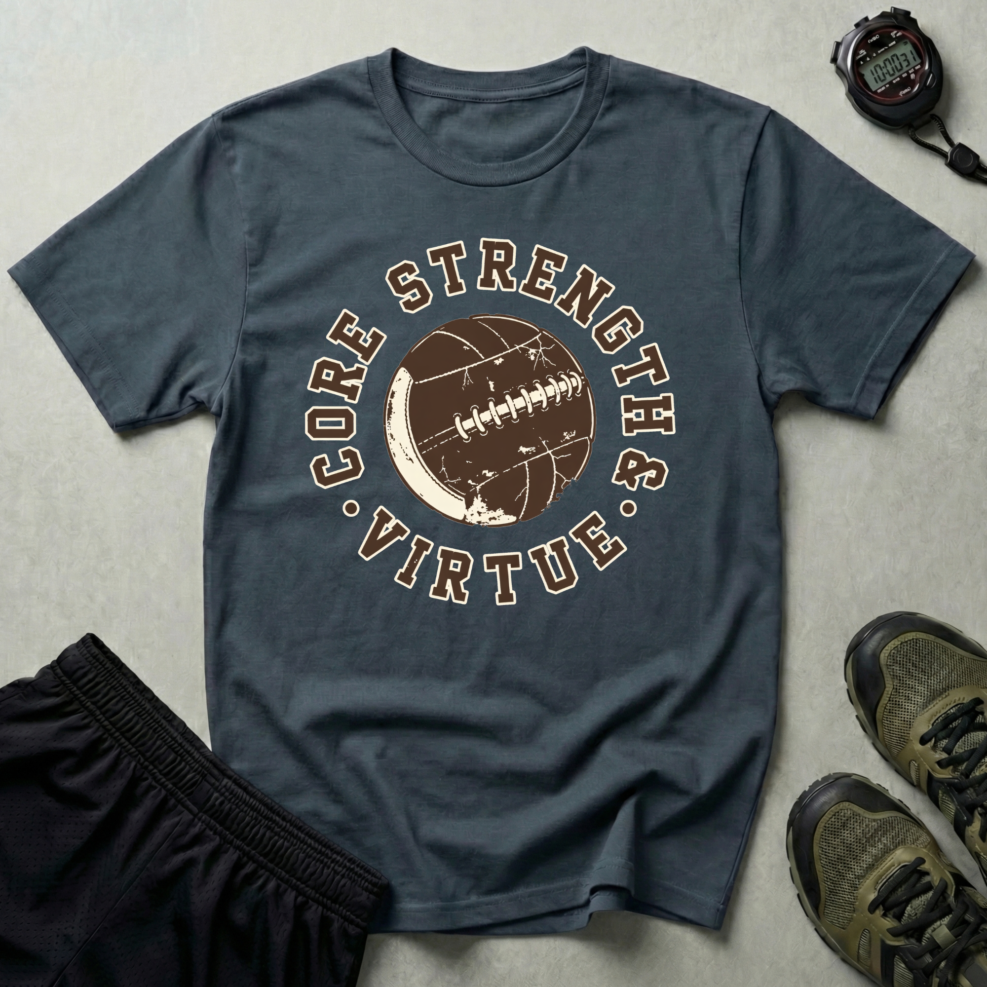 Core Strength and Virtue Gym T-Shirt