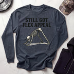 Flex Skeletal Long Sleeve Gym Tee