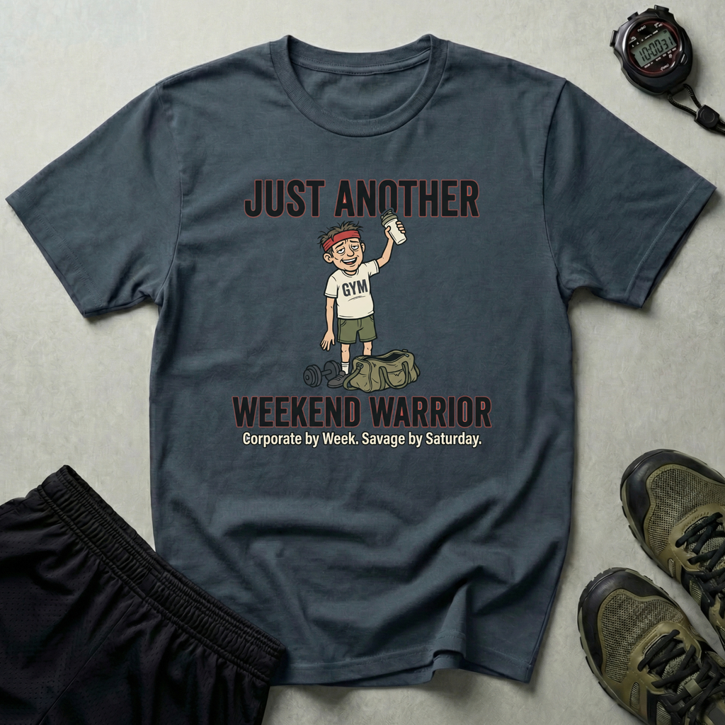 Just Another Weekend Warrior Funny Gym T-Shirt