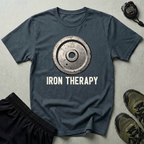 Iron Therapy Weightlifting Gym T-Shirt