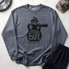 Kettlebell Cafe Vintage Gym Crewneck Sweatshirt