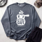 Kettlebell Cafe Cozy Gym Crewneck Sweatshirt