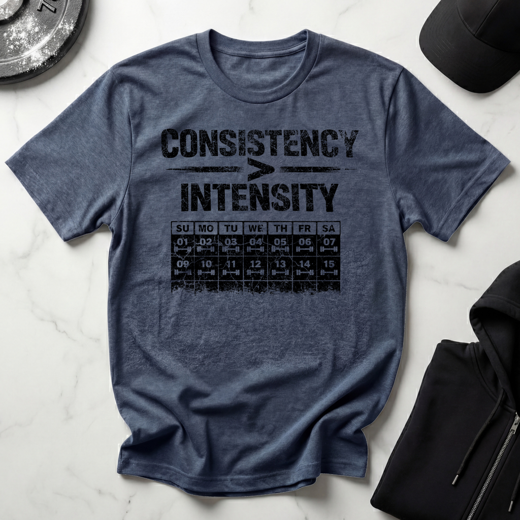 Consistency Over Intensity Light Tee