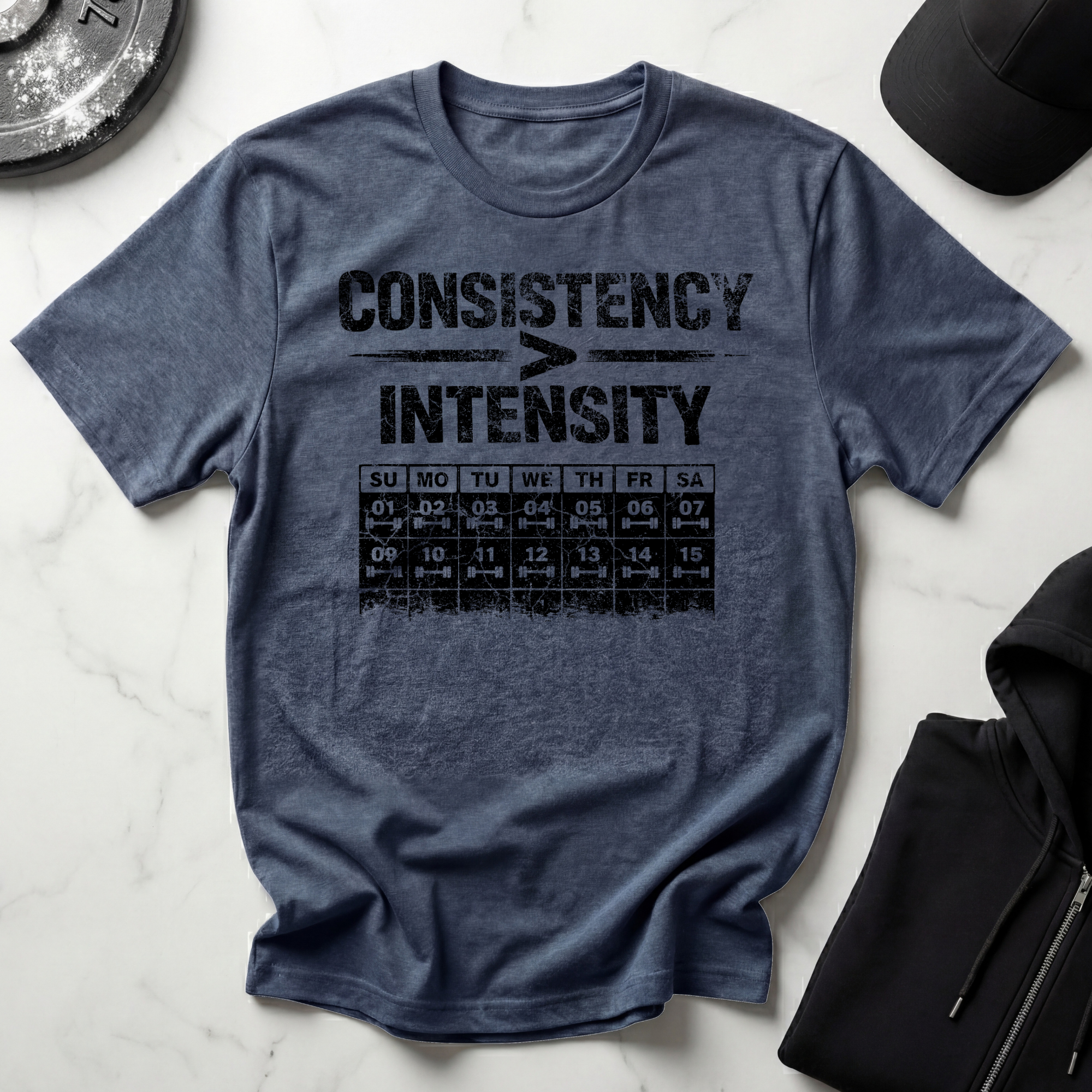 Consistency Over Intensity Light Tee