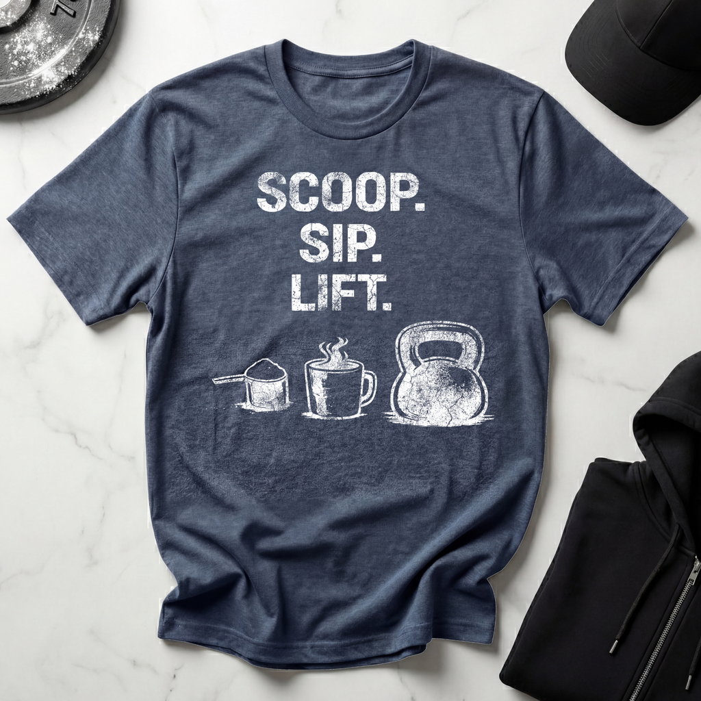 Scoop Sip Lift Dark Tee