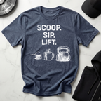 Scoop Sip Lift Dark Tee