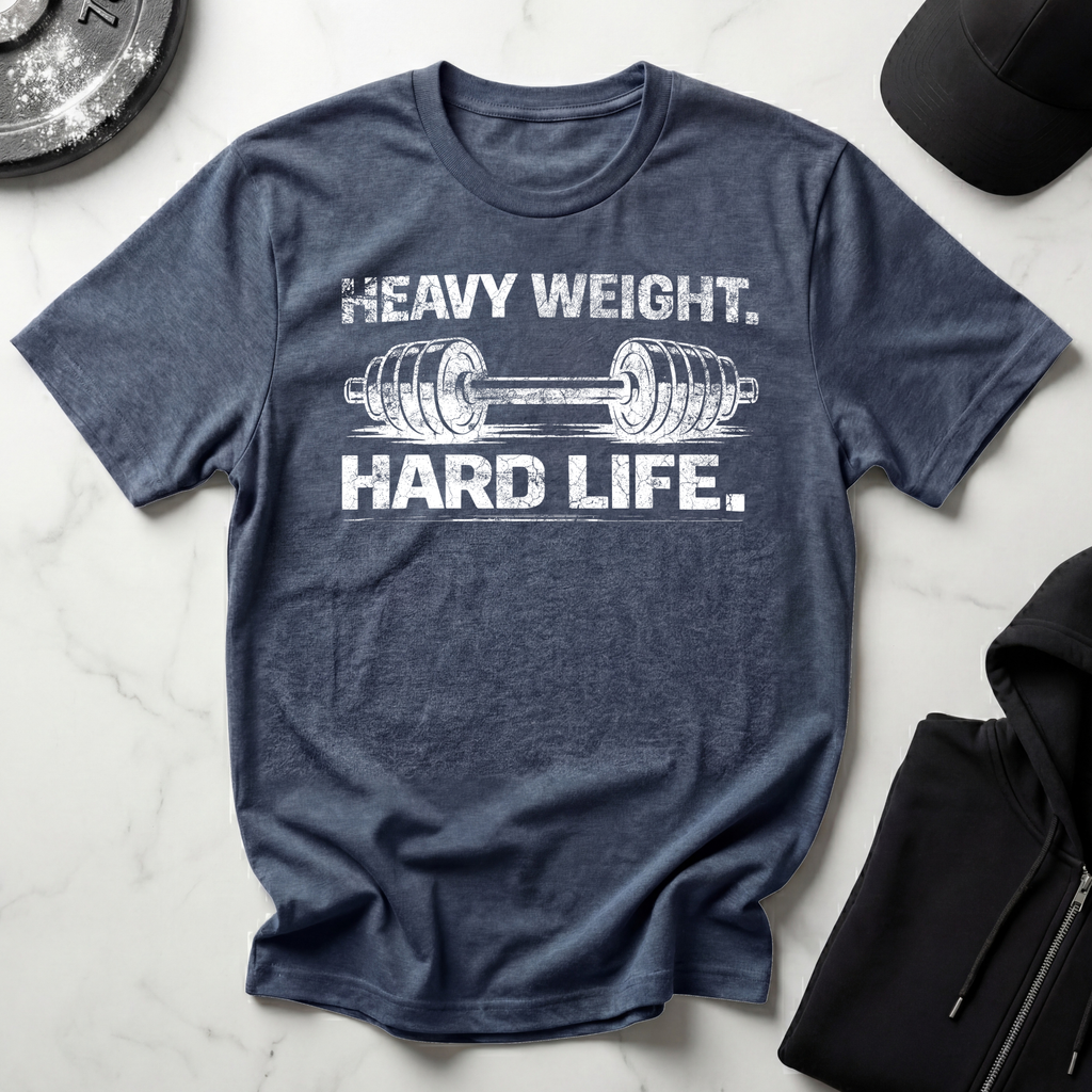 Heavy Weight Hard Life Dark Tee