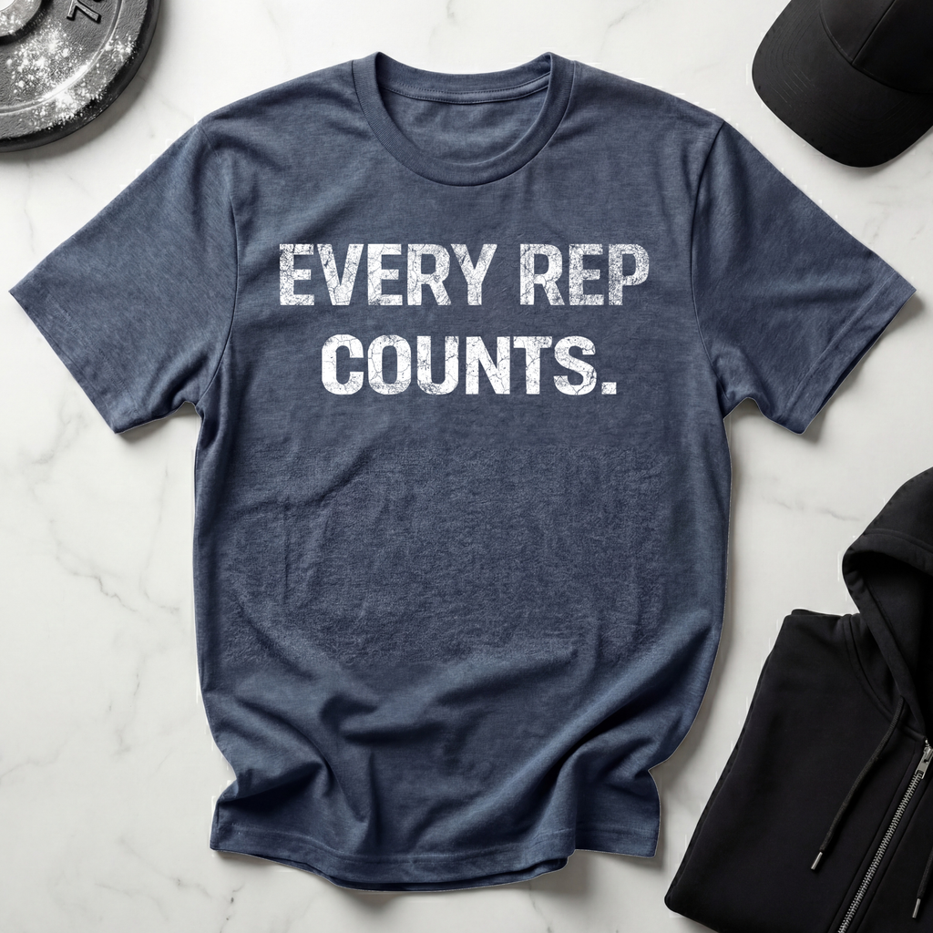 Every Rep Counts Dark Tee