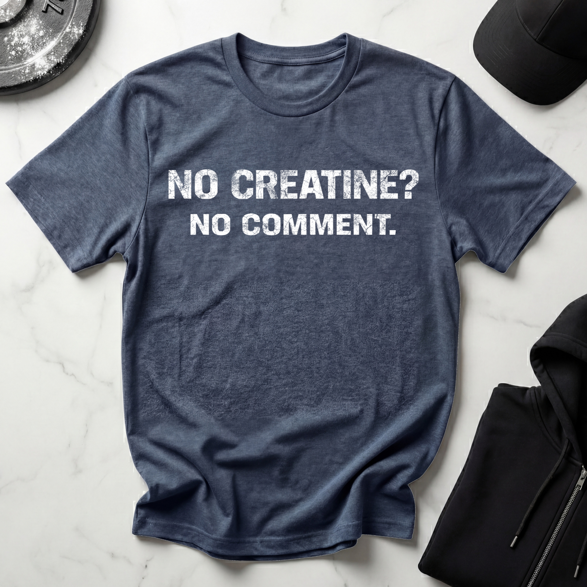 No Creatine No Comment Dark Tee