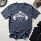 Barbell Therapist Gym T-Shirt