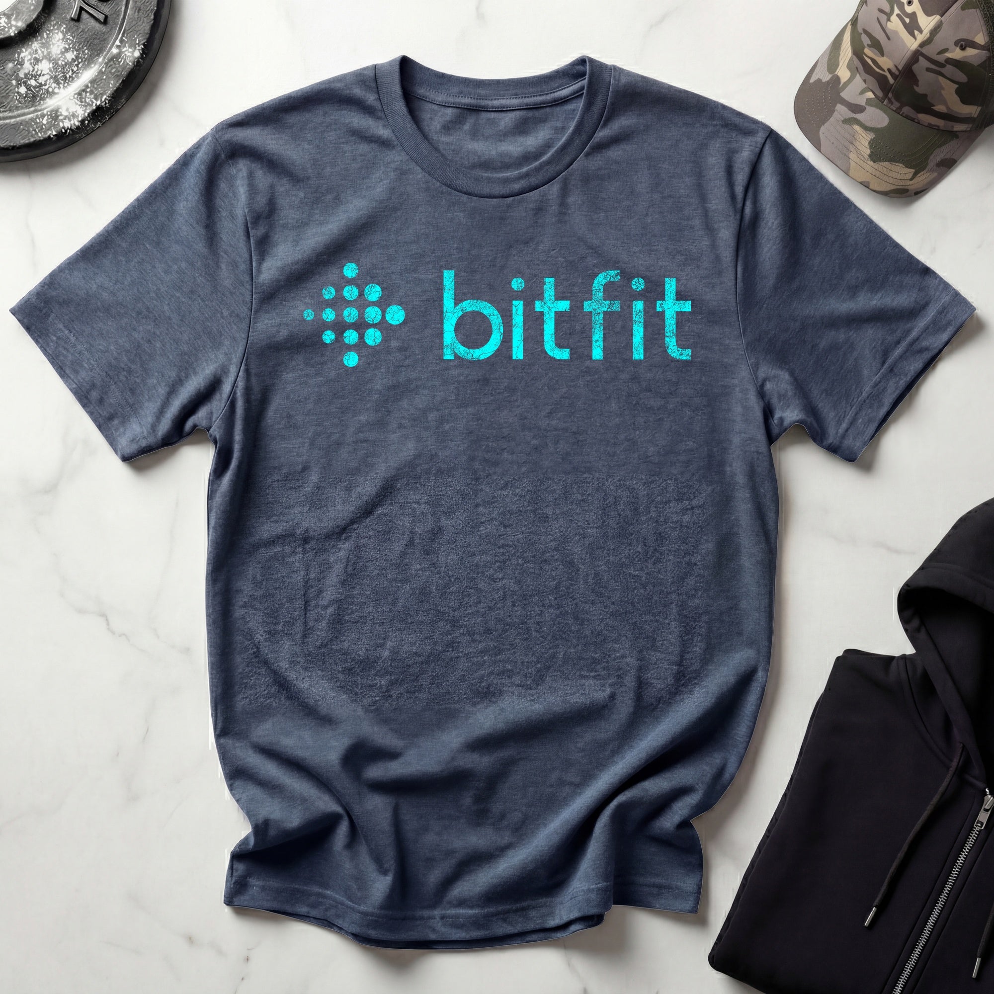 Bit Fit Humour Vintage Gym T-Shirt