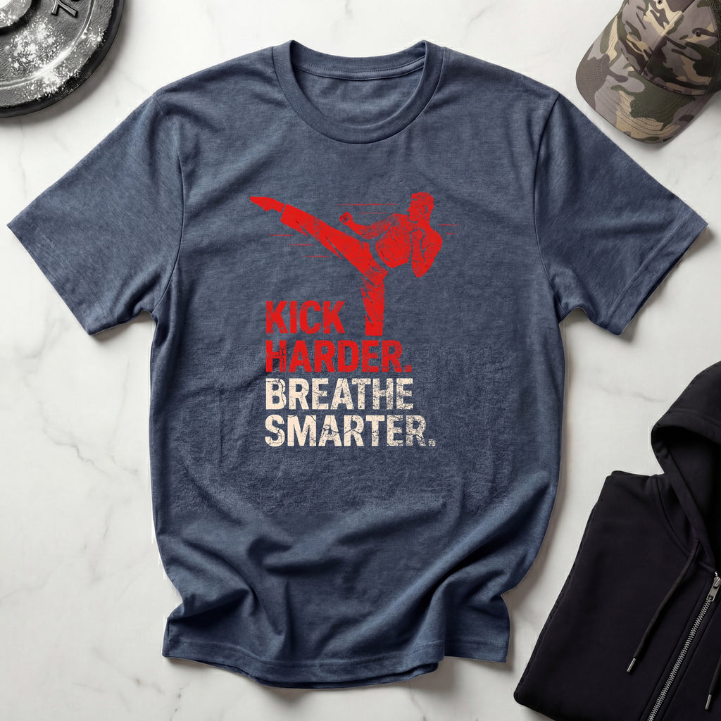 Kick Smarter Grunge Vintage Gym T-Shirt
