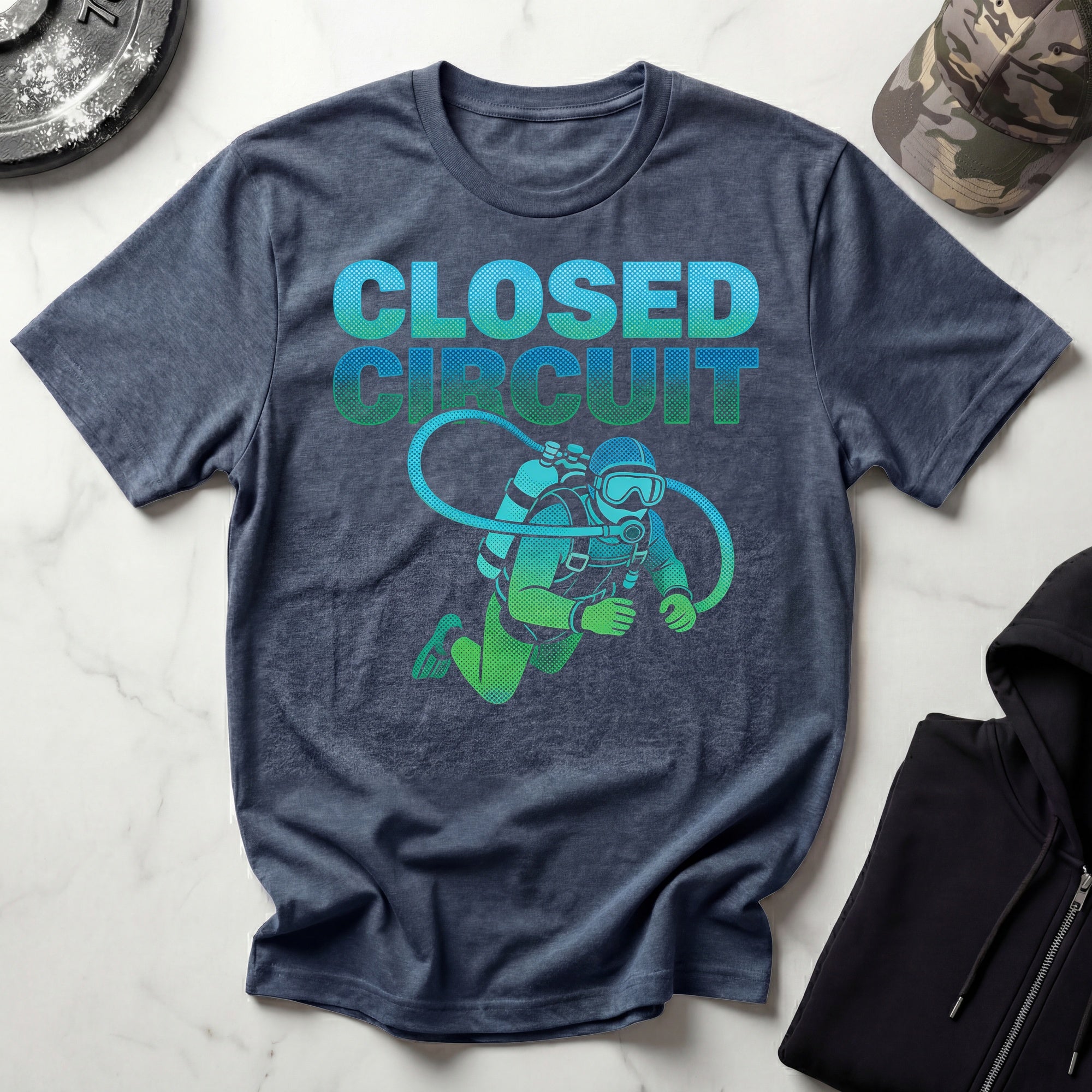 Closed Circuit Diver Gym T-Shirt