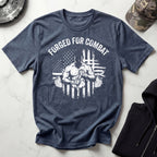 Forged for Combat Club Gym Vintage Retro Gym T-Shirt