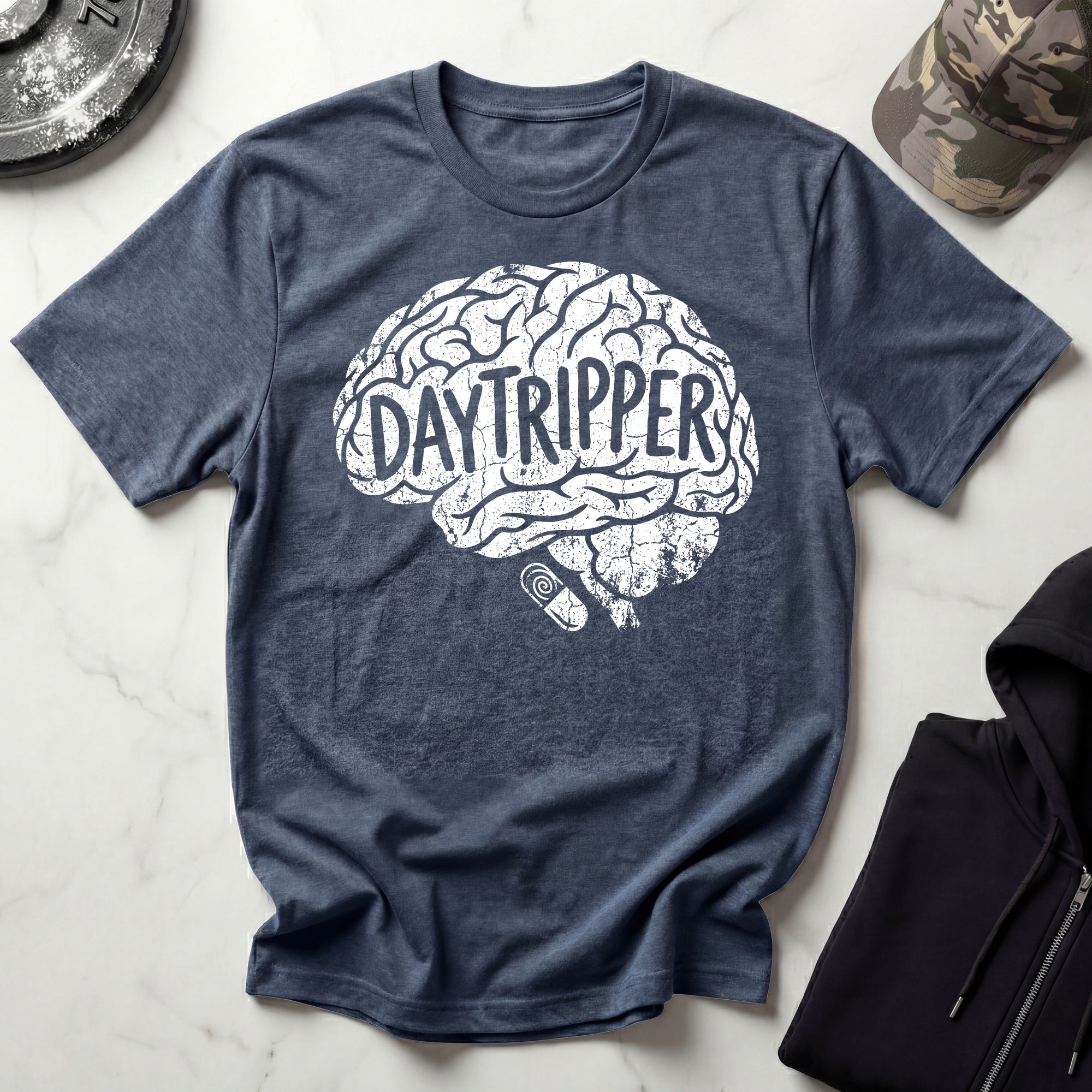 DayTrippy Mushroom Microdose Vintage Gym T-Shirt