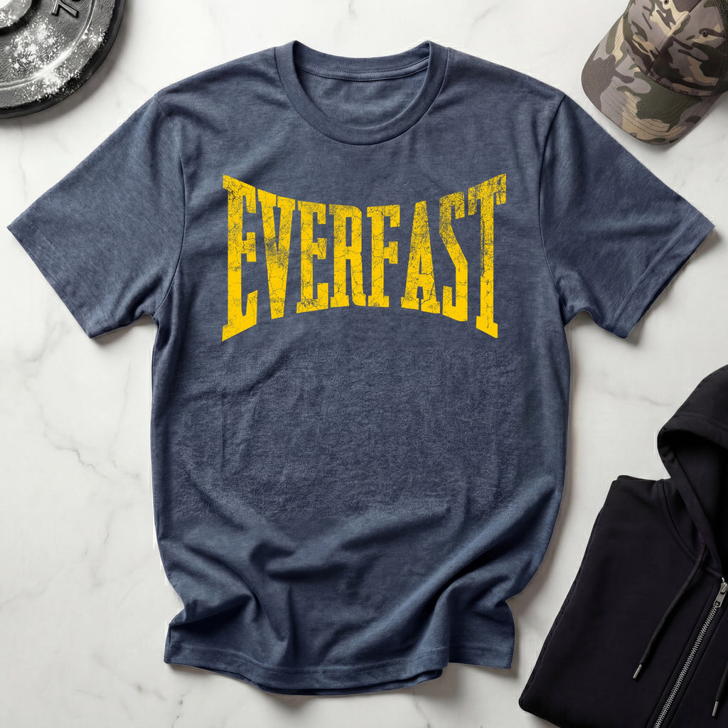 Everfast Gold Graphic Vintage Gym T-Shirt