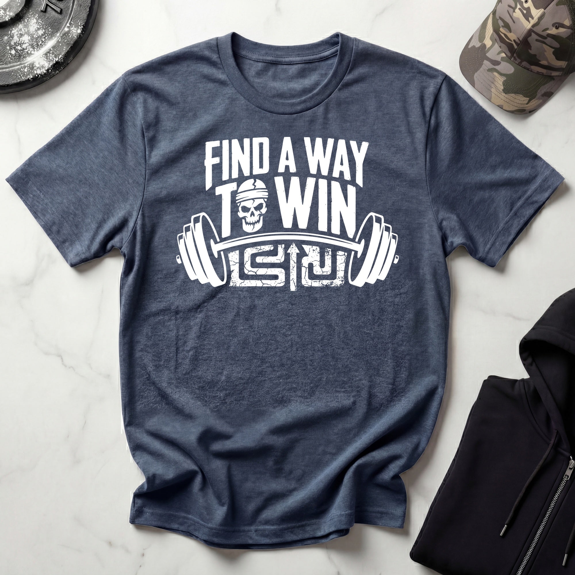 Find A Way To Win Retro Gym T-Shirt