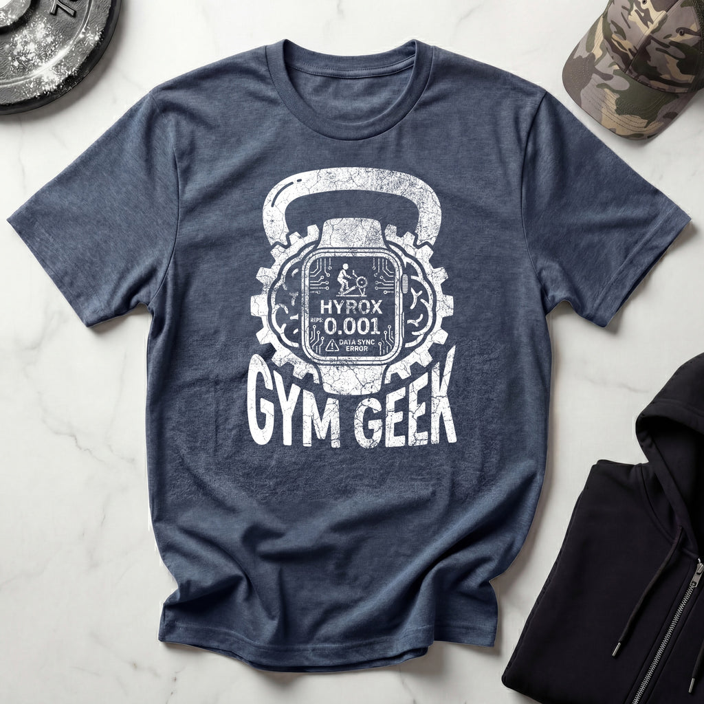 Gym Geek Kettlebells Vintage Gym T-Shirt