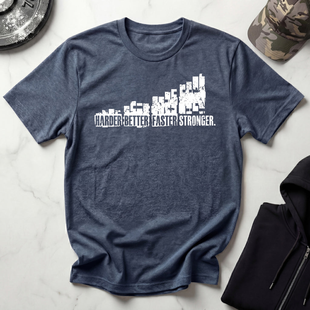 Harder Better Faster Stronger Gym Tee-Shirt