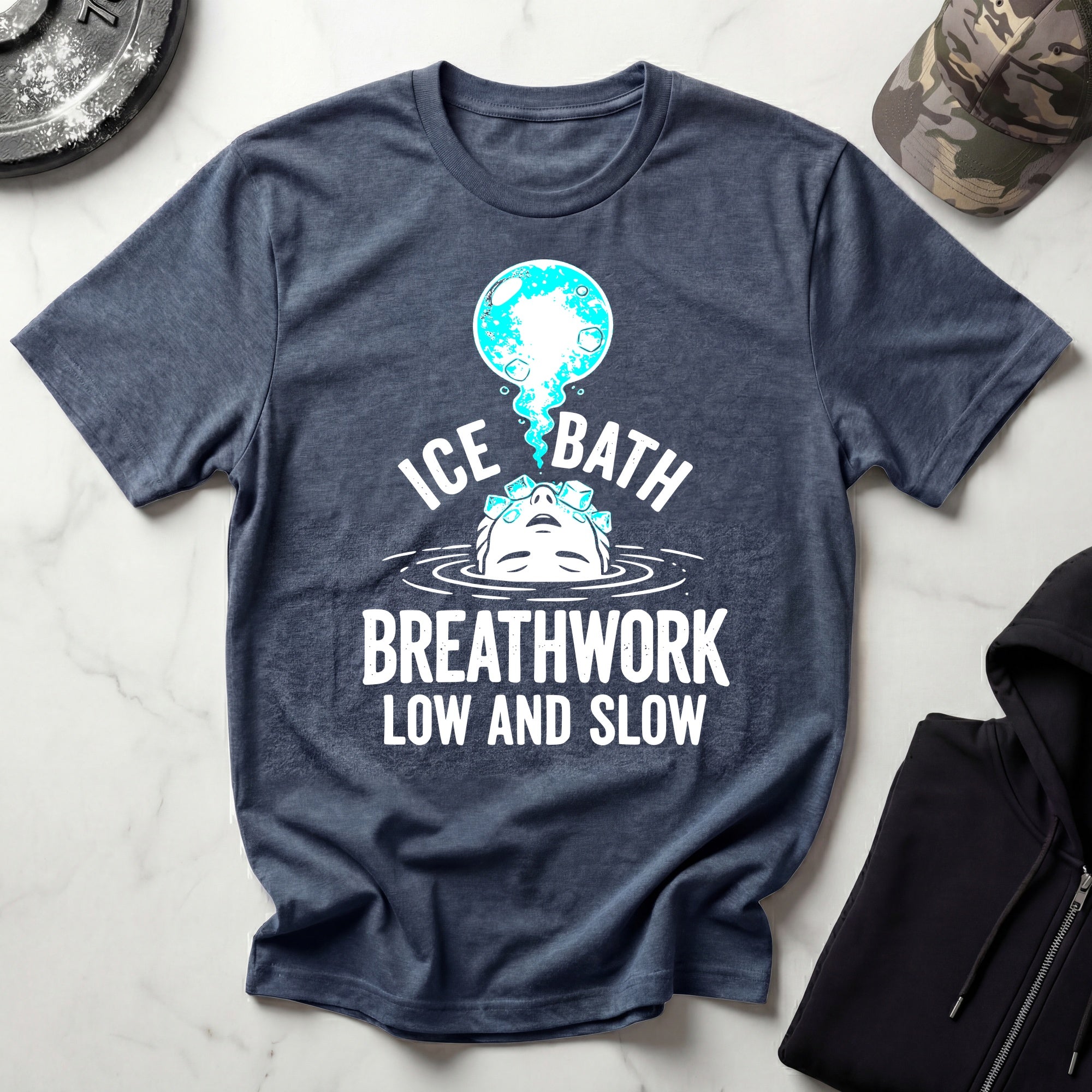Ice Bath Breathwork Gym T-Shirt