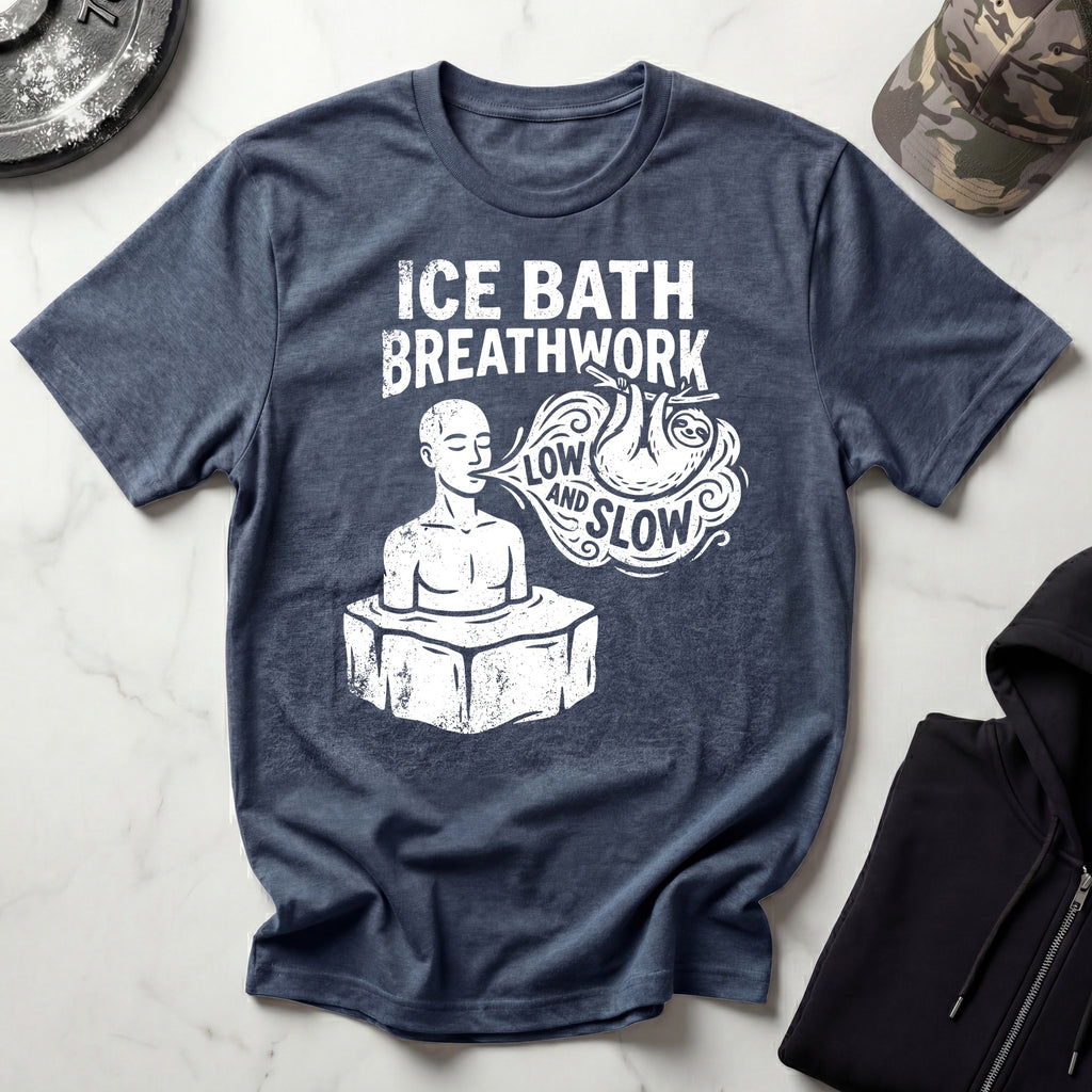 Ice Bath Breathwork Vintage Gym T-Shirt