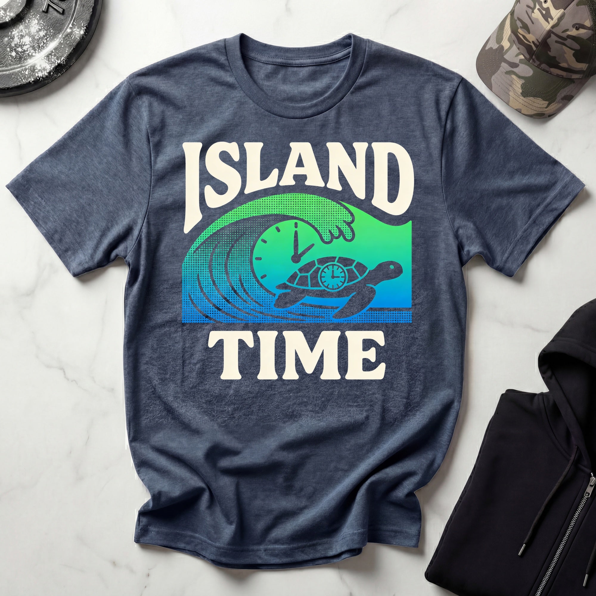 Island Time Graphic Gym T-Shirt