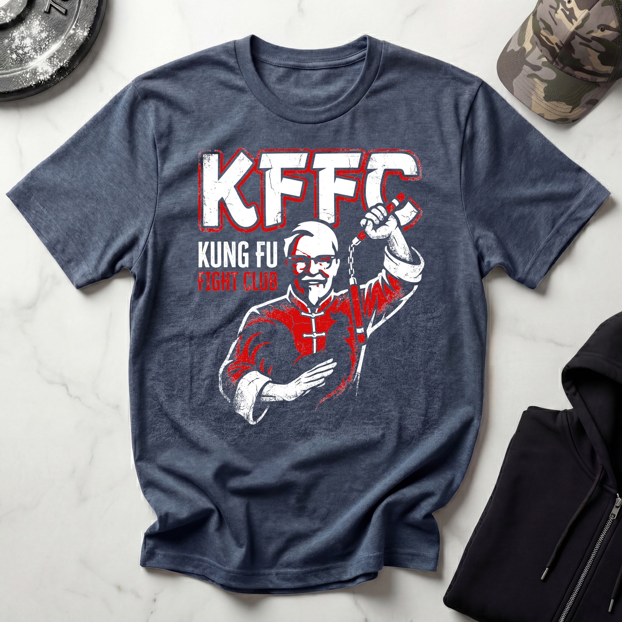 Kung Fu Fight Club Vintage Gym T-Shirt